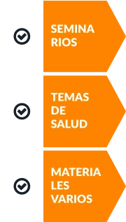 SEMINARIOS TEMAS DE SALUD MATERIALES VARIOS