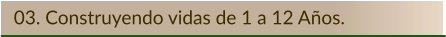 03. Construyendo vidas de 1 a 12 Años.